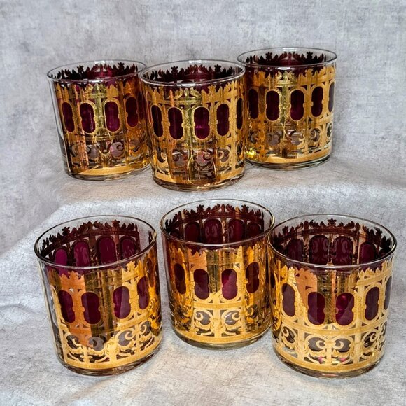 Vintage Culver Rocks Glasses - Picture 2 of 8